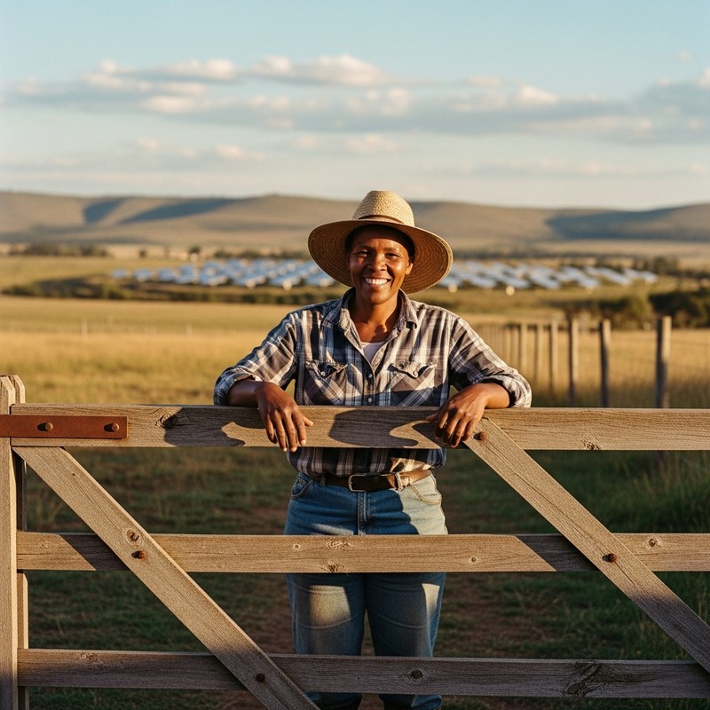 South African woman farmer